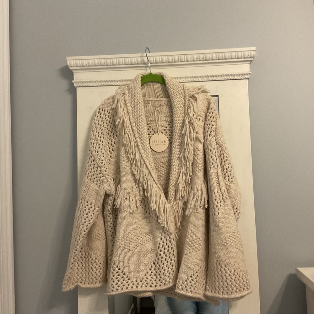 Chenault Cream Knit Cardigan